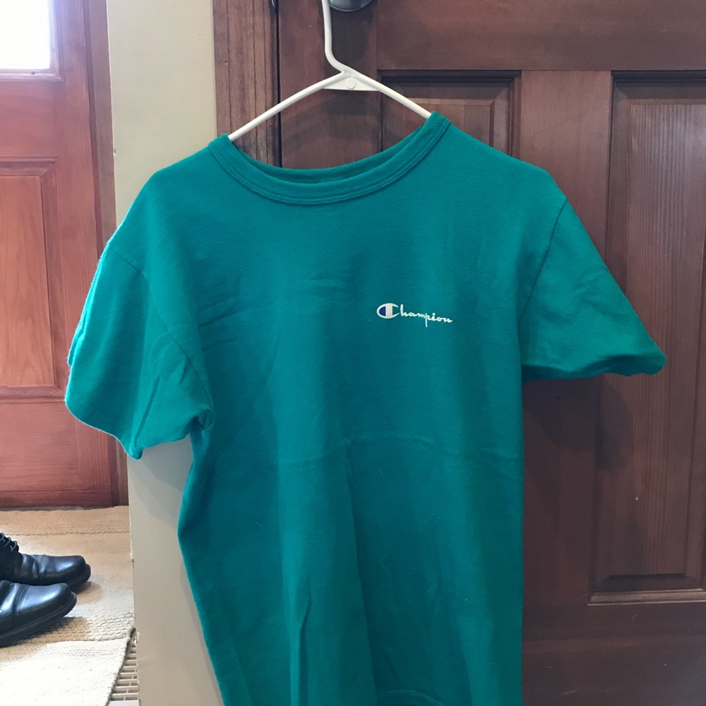 Men’s large blue champion T-shirt